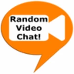 random video chat android application logo